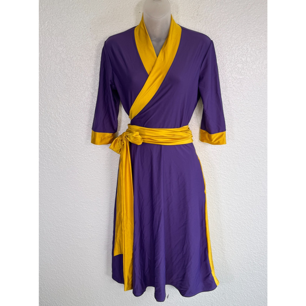 Elhoffer Dress Womens Medium Midnight Oracle Wrap Cosplay Comic Con Festival